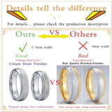 Alliances Wedding Anniversary Rings Men & Women