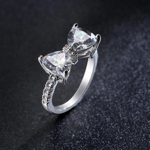 Austrian Crystal Wedding Ring for Women