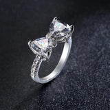 Austrian Crystal Wedding Ring for Women