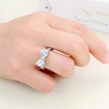Austrian Crystal Wedding Ring for Women