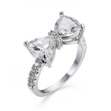 Austrian Crystal Wedding Ring for Women