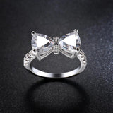 Austrian Crystal Wedding Ring for Women