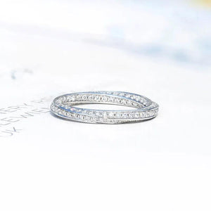 CC Sterling Ring For Women Bridal Accessories Jewelry Engagement Proposal Rings