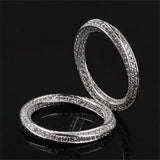 CC Sterling Ring For Women Bridal Accessories Jewelry Engagement Proposal Rings