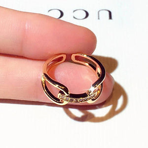 Adjustable Flash Temperament Ring for Women - Anniversary Present