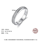 925 Silver OL Round Rings with AAAAA Zircon CZ for Women Men