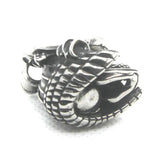 Stainless Steel Soldier Skull Pendant Necklace