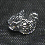 Animal Tiger Head Pendant Stainless Steel Jewelry Tiger Pendant