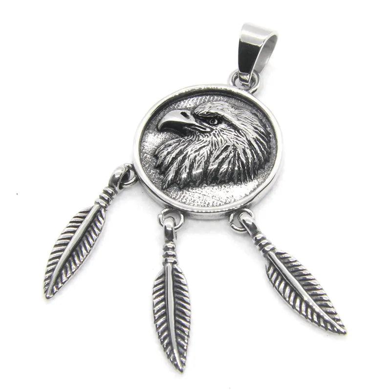 Dropship Eagle Pendant Stainless Steel Jewelry Men Boys Pendant