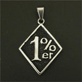 1% Biker Golden Silver Pendant Stainless Steel Polishing Hot Pendant