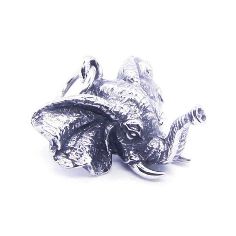 316L Stainless Steel Biker Style Elephant Pendant
