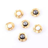 5Pcs Stainless Steel Pearl Charms Pendant Jewelry Making