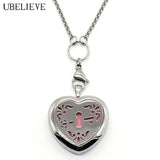 Heart Shape Aromatherapy Diffuser Necklace