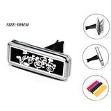 Square Car Diffuser Pendant Stainless Steel Essential Oil Perfume Aromatherapy