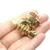 Golden Plated Fitness Pendant 316L Stainless Steel Men Boys Pendant
