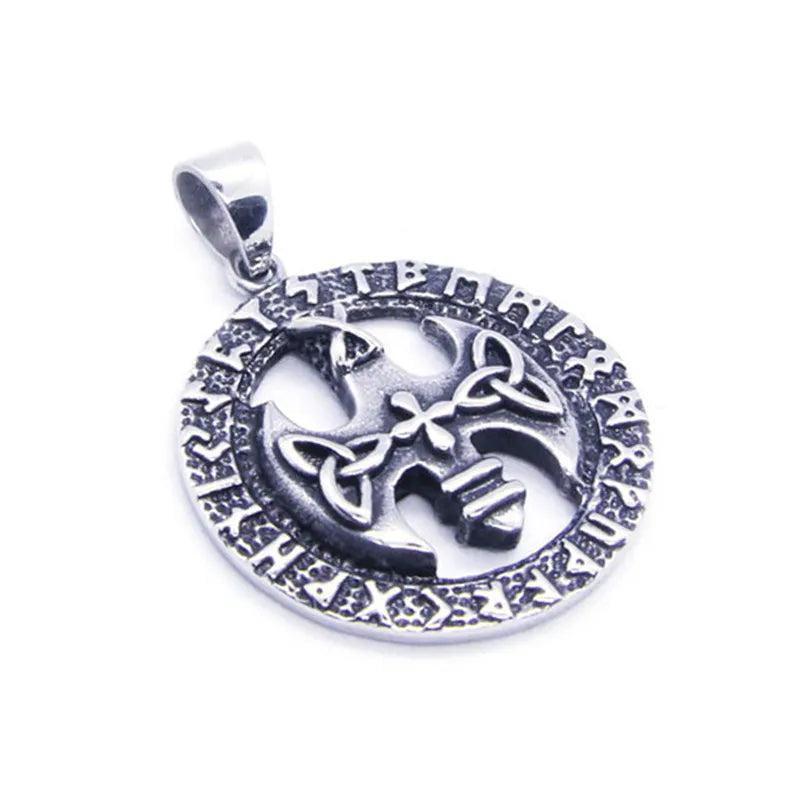 Round Band Party Pendant Stainless Steel Jewelry