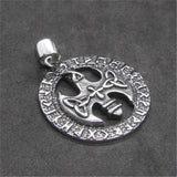 Round Band Party Pendant Stainless Steel Jewelry