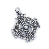 316L Stainless Steel Biker Cross Pendant