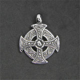 316L Stainless Steel Biker Cross Pendant