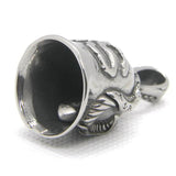 Angel Wings Bell Pendant Stainless Steel Feathers Unisex Jewelry