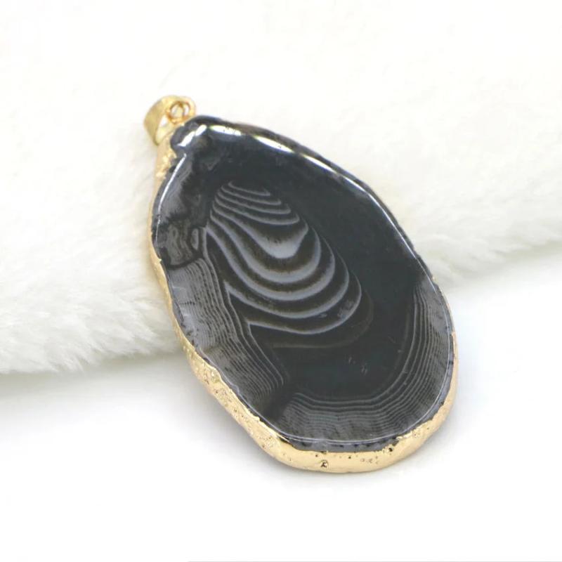 Bohemia Natural Agat Neck Chokers Long Necklace Women Costume Jewelry