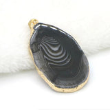 Bohemia Natural Agat Neck Chokers Long Necklace Women Costume Jewelry