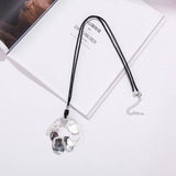Oval Pendant Necklace Long Necklaces Jewelry