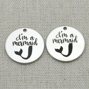 MERMAID Necklace,Lover Gift Jewelry,Boho Jewelry,22mm,5Pcs/Lot
