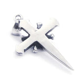 Sword Skull Pendant 316L Stainless Steel Mens Pendant