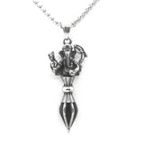 Thai Buddha Pendant Stainless Steel Necklace