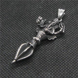 Thai Buddha Pendant Stainless Steel Necklace