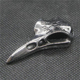 Bird Skull Pendant Stainless Steel Mens Pendant