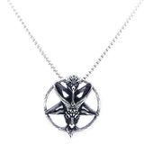 Star Leader Goat Pendant Stainless Steel Man Necklace