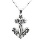 Skull Anchor Mens Pendant 316L Stainless Steel Hot Punk Pendant