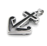 Skull Anchor Mens Pendant 316L Stainless Steel Hot Punk Pendant