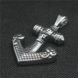 Skull Anchor Mens Pendant 316L Stainless Steel Hot Punk Pendant
