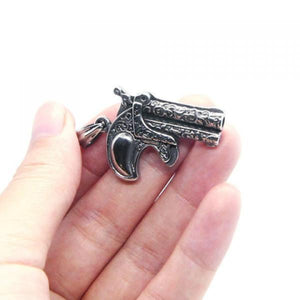 Gun Men Pendant Stainless Steel Hot Pendant