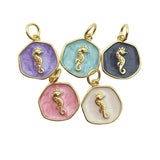 Vintage Sea Horse Pendent for Jewelry Making