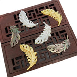 Seawater Shell Feather Pendant for Jewelry Making
