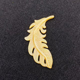 Seawater Shell Feather Pendant for Jewelry Making