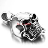 Skull Necklace Stainless Steel Pendant Chain For Men Women Kids