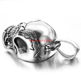 Skull Necklace Stainless Steel Pendant Chain For Men Women Kids