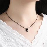 Romantic Small Cross Stainless Steel Pendant Necklaces For Women