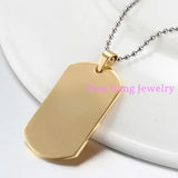 Polished Stainless Steel Pendant Necklace with Ball Chain