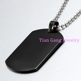 Polished Stainless Steel Pendant Necklace with Ball Chain