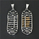 Gold Lucky Money Pendant for Men