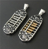 Gold Lucky Money Pendant for Men