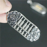 Gold Lucky Money Pendant for Men