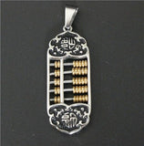 Gold Lucky Money Pendant for Men