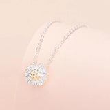 Daisy Pendants Necklace for Women Plating Chain KPOP Romantic Style